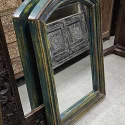 Зеркало "Изумрудное", дерево