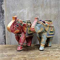 Декоративная скульптура "Слоник", дерево